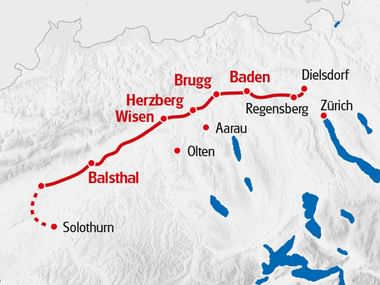 Jura Höhenweg Regensberg-Solothurn 2024