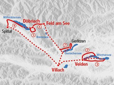 Wandern Kärnten Karte