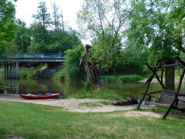 Kajakfahren am Kanal