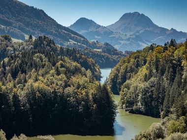 Lac de Montsalvens in Charmey.