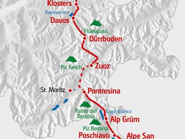Eurotrek Karte Via Valtellina