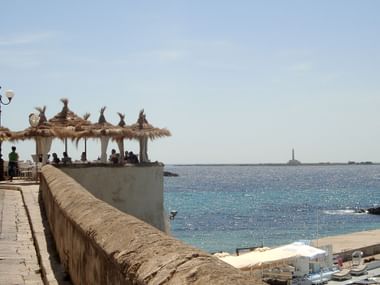 Meeresblick auf der Velotour in Apulien