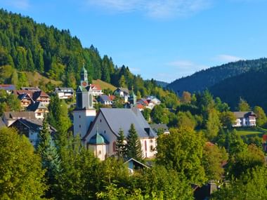 Wanderaussicht auf Todtmoos