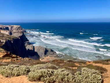 Blick auf den Atlantik von der Westküste Portugals.