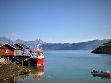 Un simple petit port norvégien.