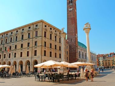 Marktplatz in Vicenza
