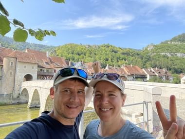 We did it! Angekommen in St.Ursanne