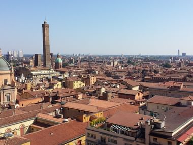 Blick über Bologna