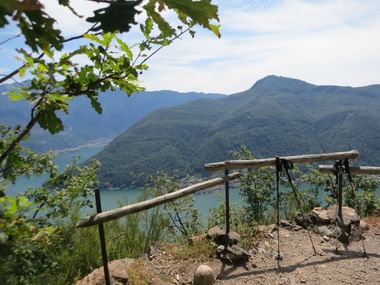 Ausblick auf den Lago di Lugano.