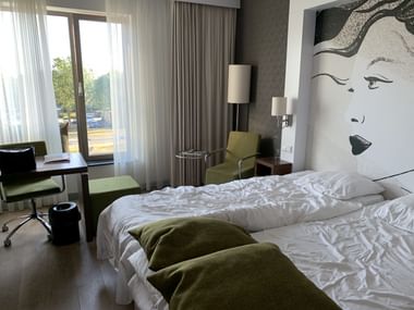 Doppelzimmer im Hotel Leonardo.