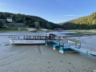 Der Lac de Brenets ist komplett ausgetrocknet
