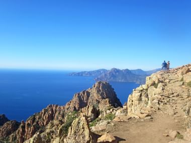 Korsika Calanche Aussicht