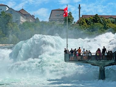 Rheinfall mit Aussichtsplateau