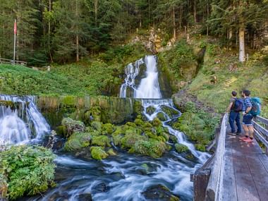 Jaun Wasserfälle Pays d'Enhaut sind wunderschön.