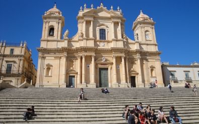 Barocke Kirche in Sizilien. Aktivferien mit Eurotrek.
