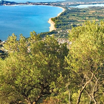 Blick über die Küste Sardiniens