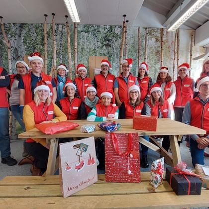 Das Eurotrek-Team an Weihnachten 2021.