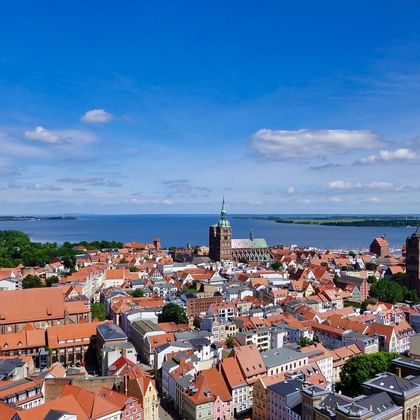 Blick über Stralsund