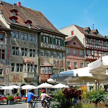 Historischer Marktplatz in Stein am Rhein