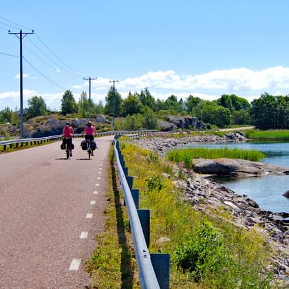Radweg in Finnland
