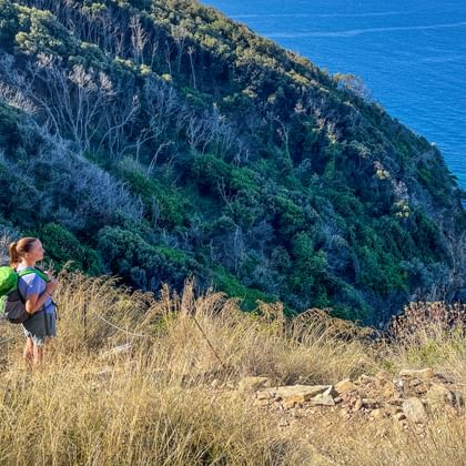 Wandern mit Meeresblick