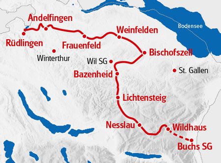 Karte Thurnweg 