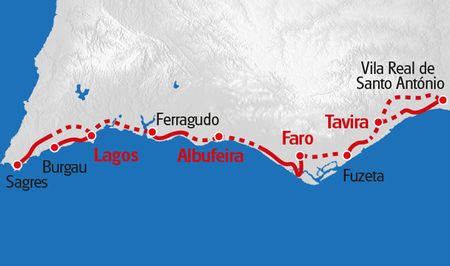 Algarve Küstenwanderung 2024