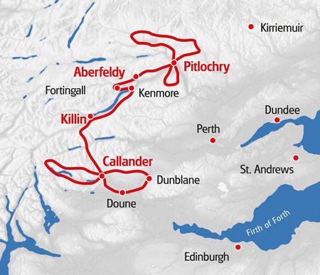 Eurotrek Karte Schottland