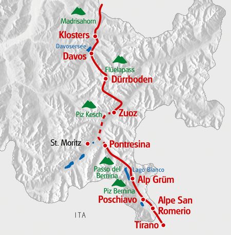 Eurotrek Karte Via Valtellina