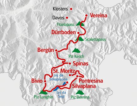 Eurotrek Karte Via Grischuna 