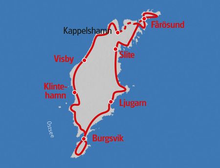 Eurotrek Karte Gotland