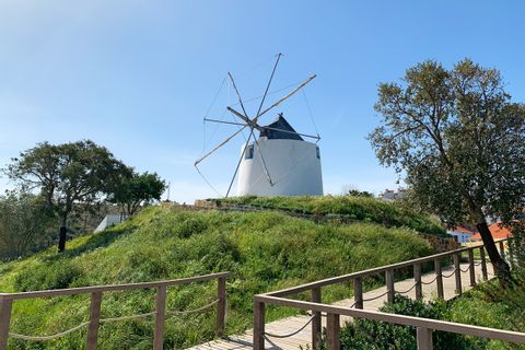 Windmühle beim Wandern im Hinterland des Historischen Weges