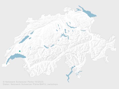 Karte mit den Umrissen der Schweiz