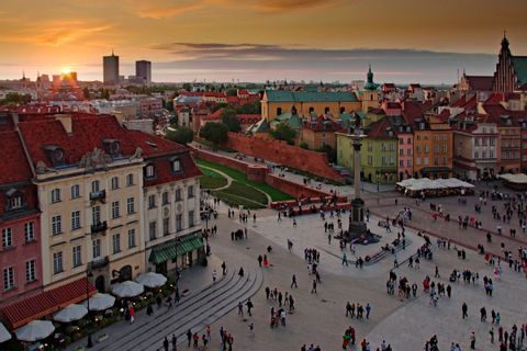 Panoramablick Warschau