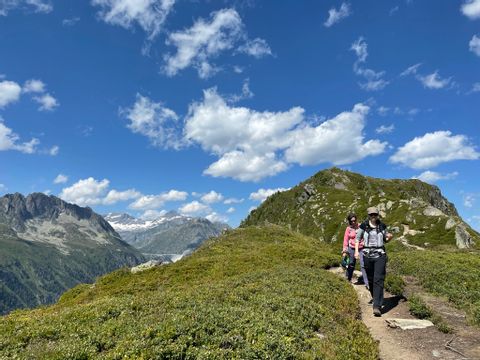 Wandern im Mont-Blanc Gebiet