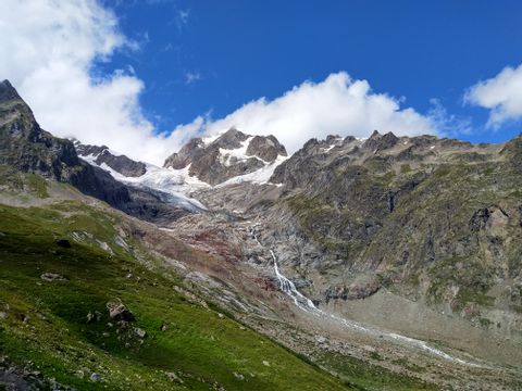 Gletscher bei Rifugio Elisabetta