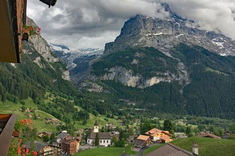 Gorgeous countryside in Grindelwald