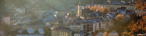 Blick auf die Stadt Bern. Aktivferien mit Eurotrek.