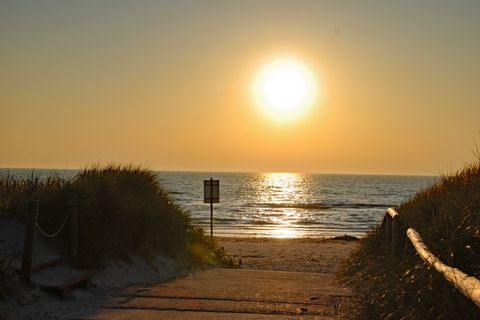 Sunset at the Baltic Sea