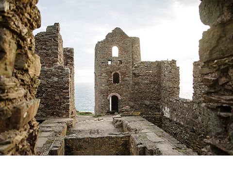 Eine Ruine in Cornwall.