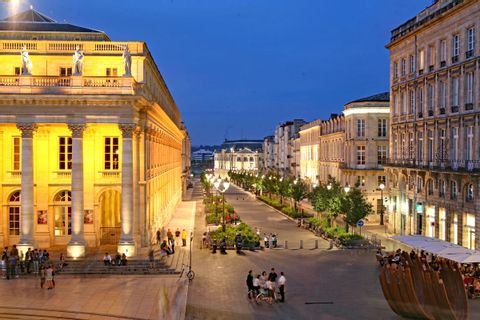 Bordeaux City Nacht