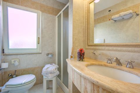 Badezimmer im Hotel Locanda