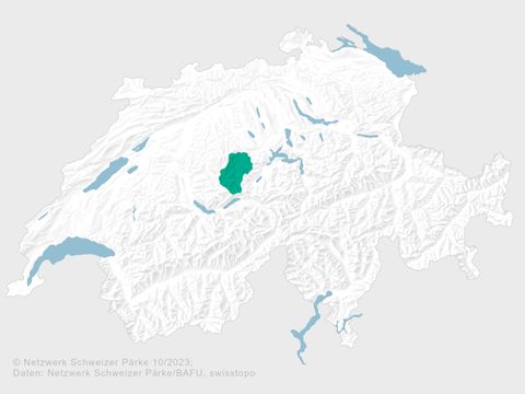 Karte UNESCO Biosphäre Entlebuch