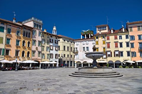 Stadtplatz in Udine