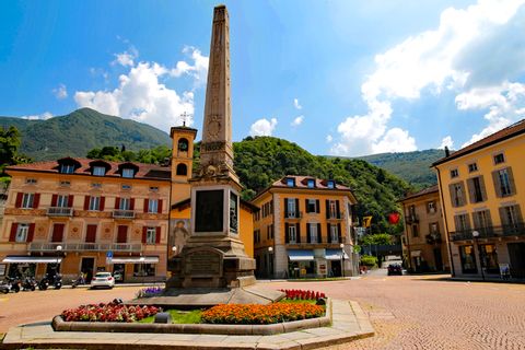 Independence square in Bellinzona