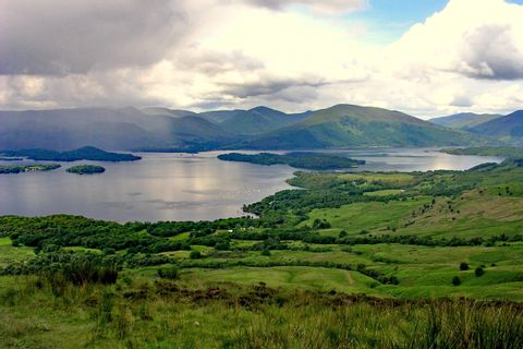 Landschaftsblick beim Wandern am West Highland Way