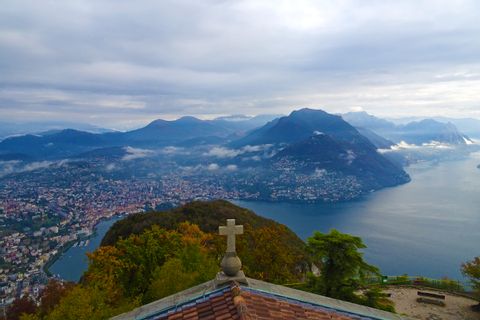 Wandern am Lugano Monte san Salvatore 