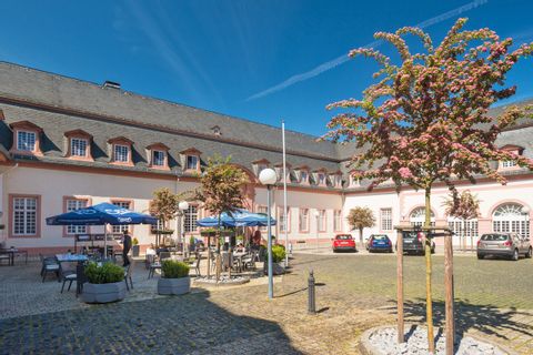 Innenhof Schlosshotel Weilburg