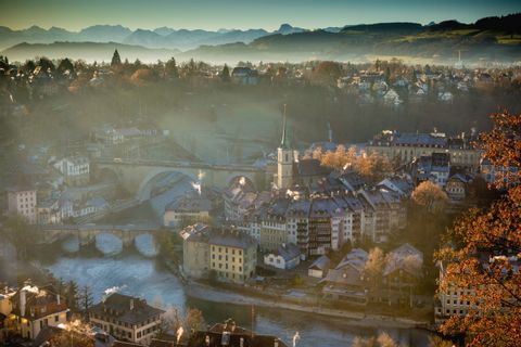 Panorama der Schweizer Hauptstadt Bern.