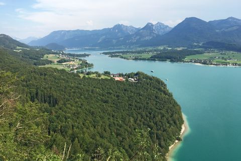 Ausblick auf den Wolfgangsee